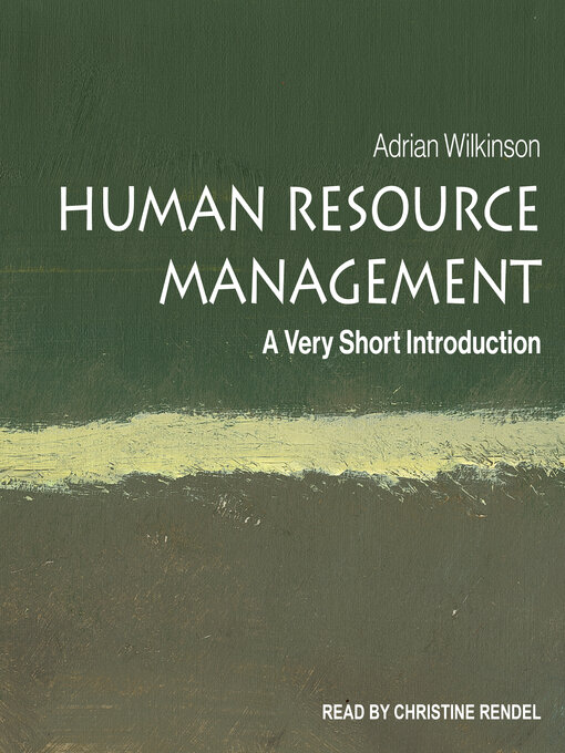 Title details for Human Resource Management by Adrian Wilkinson - Available